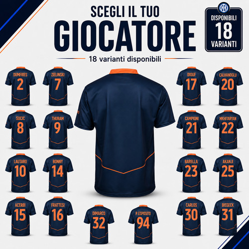 Terza maglia inter replica - terza,